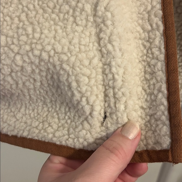 Cozy Cream Sherpa Coat - Picture 3 of 7